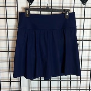 LL Bean slimming swimwear skirt. Darkest navy, size 14R